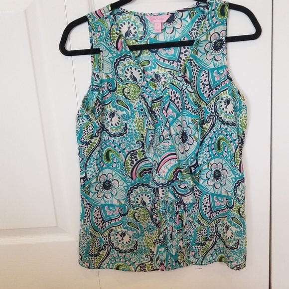 Lily Pulitzer silk top - Picture 1 of 6